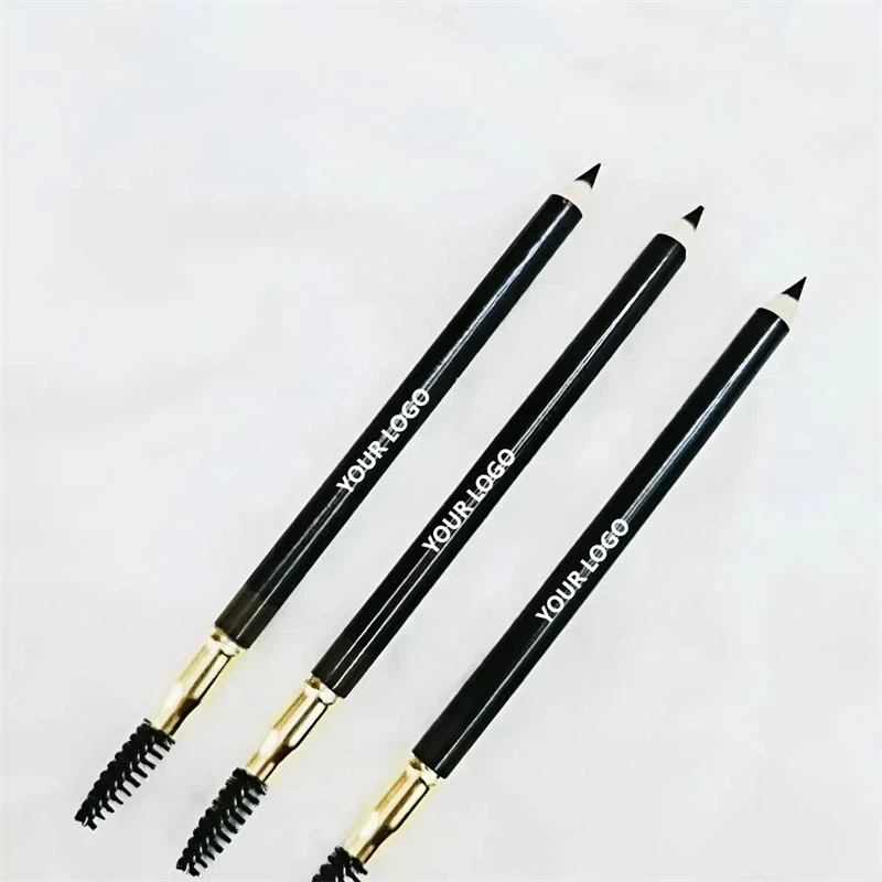 wooden eyeberow pencil with brush01